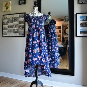 Floral High Low Dress